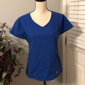 Women’s Royal Blue Scrub Top size XS